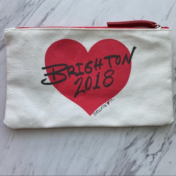 Brighton 2018 Canvas Pouch Makeup Bag - Picture 2 of 7